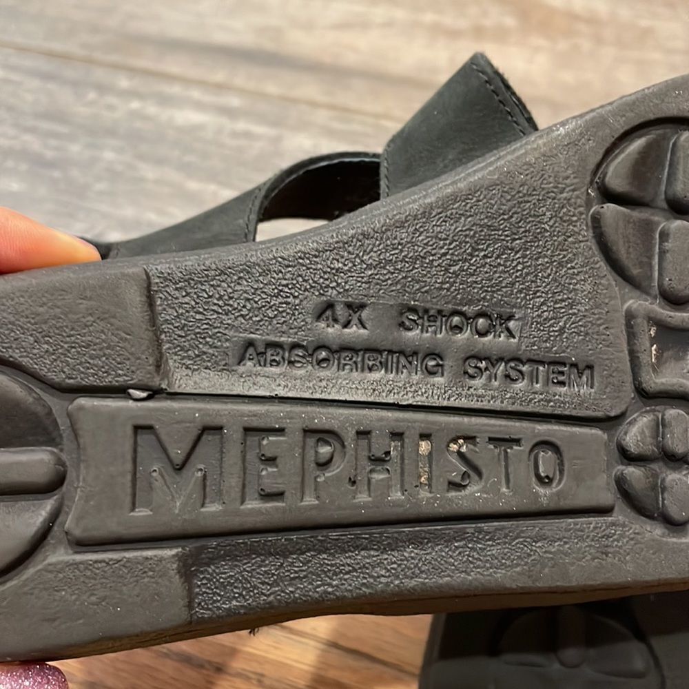 Mephisto woman’s black sandals - Picture 10 of 10